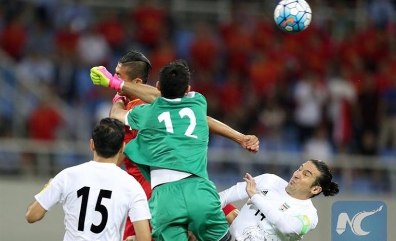 بازی چین و ایران بدون گل به اتمام رسید