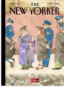 تصویرسازی مجلۀ «نیویورکر» از این‌روزهای دانشگاه‌های آمریکا