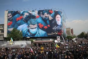 مراسم تشییع پیکر رئیس جمهور و همراهان شهیدش در تهران-3