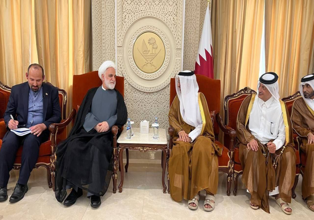 تاکید محسنی اژه‌ای بر توسعۀ روابط ایران و قطر