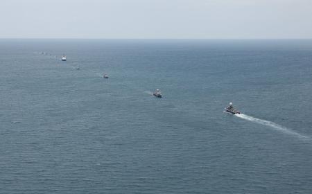 رزمایش امنیت دریایی ایران و روسیه در سواحل گیلان