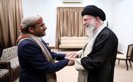 سخنگوی انصارالله یمن با رهبر انقلاب دیدار کردند