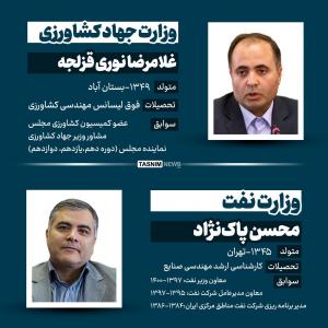 مروری بر سوابق وزرای پیشنهادی پزشکیان