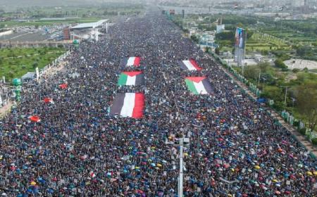 یمنی‌ها در حمایت از فلسطین خستگی نمی‌شناسند