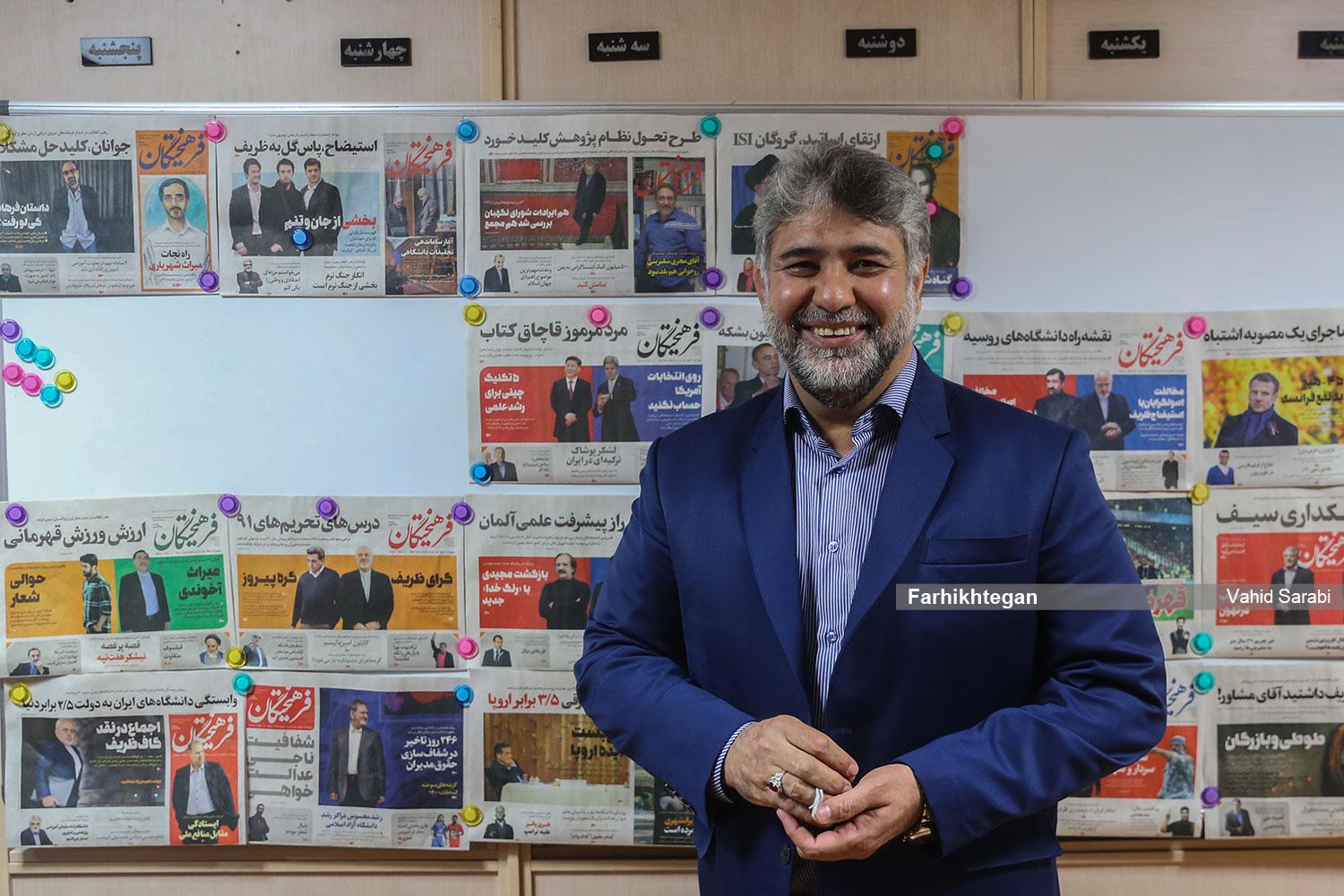 بازدید دکتر کمال جوانمرد مدیر کل ورزش و تربیت بدنی دانشگاه آزاد اسلامی از روزنامه فرهیختگان‎