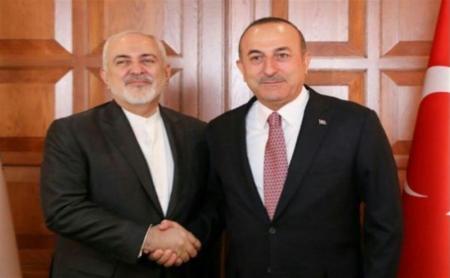  گفتگوی تلفنی ظریف و وزیر خارجه ترکیه درباره تحولات منطقه 