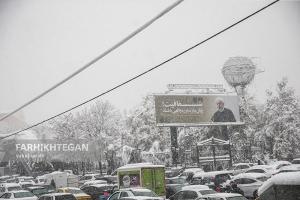 برف پاییزی در تهران