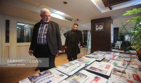 بازدید رئیس مرکز حراست دانشگاه آزاد اسلامی از روزنامه فرهیختگان