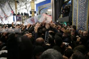 حماسه میلیونی مردم تهران در تشییع پیکر سردار سلیمانی و ابومهدی المهندس