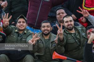دیدار پرسپولیس و تراکتورسازی تبریز در ورزشگاه آزادی