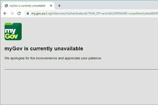 وب سایت کمک هزینه کرونای دولت استرالیا از کار افتاد