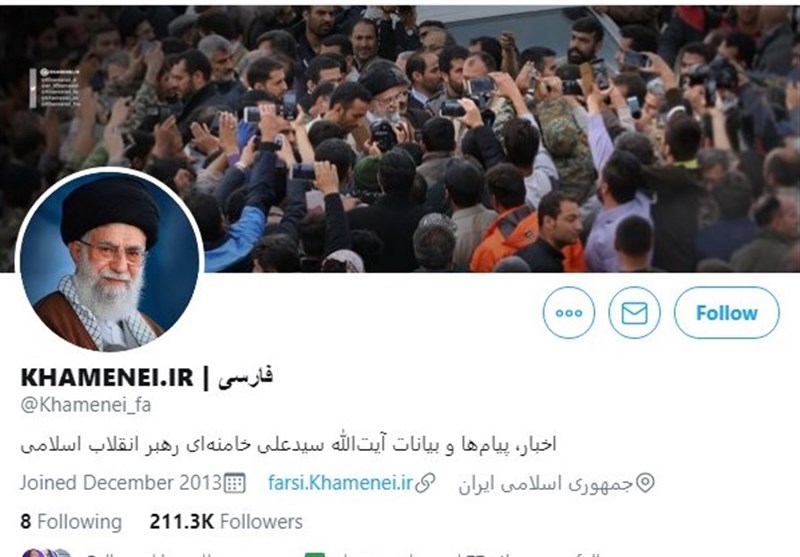 تعلیق حساب‌های توئیتر Khamenei.ir به رغم ادعای توئیتر
