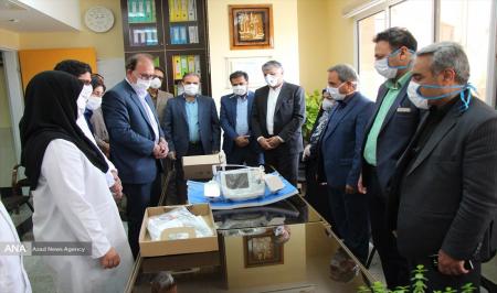 اهدای دستگاه الکتروشوک به بیمارستان امام رضا(ع) سیرجان