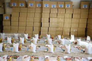 تامین و تهیه ده هزار بسته مواد غذایی توسط سازمان بسیج دانشجویی