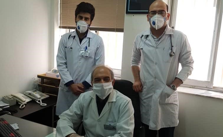 اهدای تجهیزات بهداشتی و مواد خوراکی به بیماران و کارکنان بیمارستان خاتم‌الانبیا(ص)