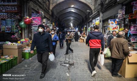 یک روز کرونایی در بازار تهران