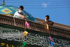آذین بندی شهر در آستانه عید غدیر