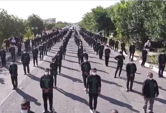  نظم بی نظیر مراسم یوم العباس(ع) حسینیه اعظم زنجان