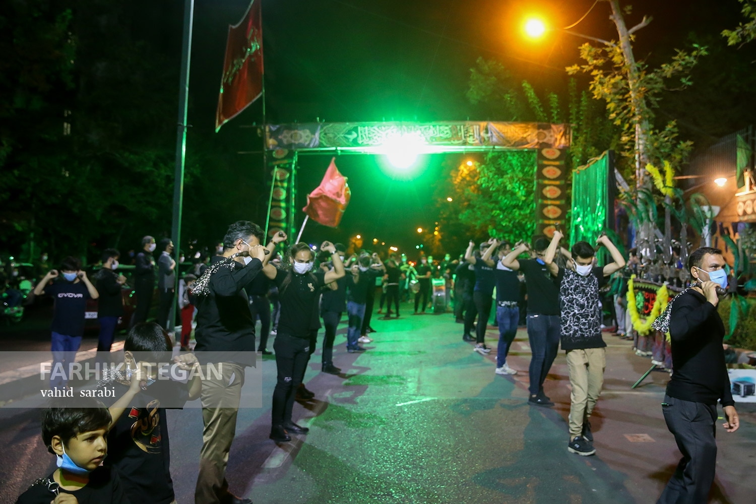 عزاداری شب عاشورا - تهران