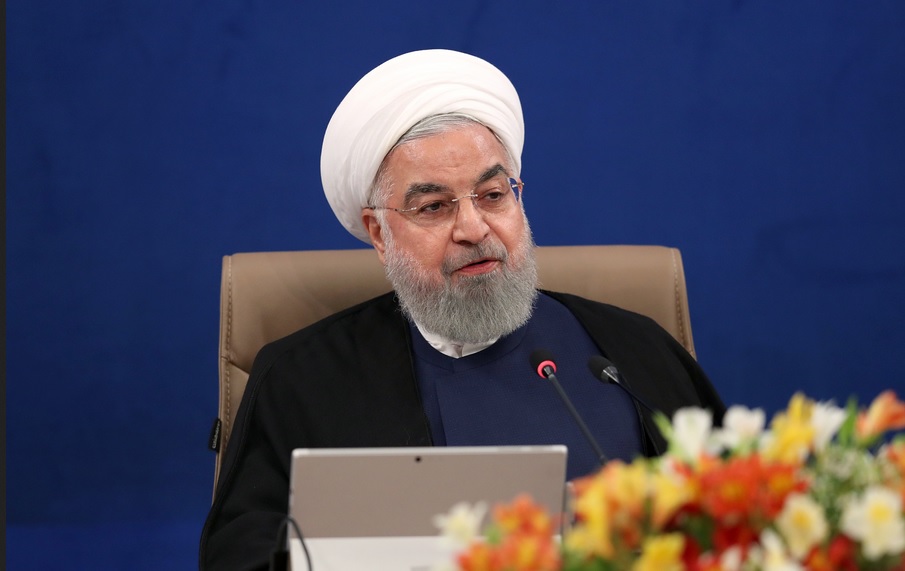قدردانی روحانی  از مردم برای برگزاری مرحله دوم انتخابات در شرایط کرونایی
