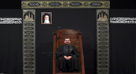  مرثیه‌سرایی طاهری در حسینیه امام خمینی