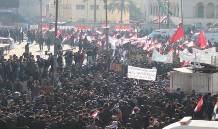 حضور ملیونی مردم عراق در مراسم سالگرد سردار سلیمانی