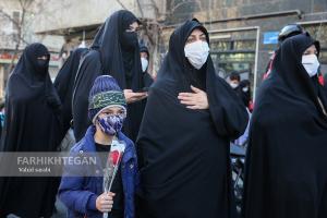  مراسم تشییع پیکر دو شهید گمنام دفاع مقدس در تهران