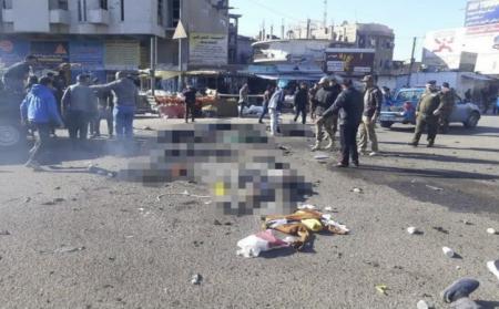 انفجارهای امروز بغداد ۱۲ کشته و ۲۰ زخمی برجای گذاشت + فیلم