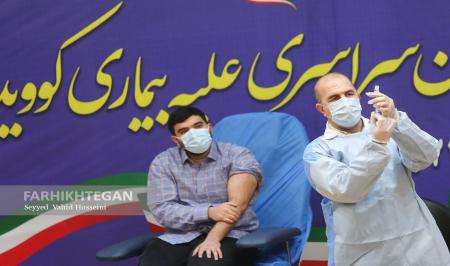 گفت‌وگوی روحانی با پسر وزیر بهداشت پس از تزریق واکسن کرونا