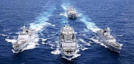 آغاز رزمایش دریایی ایران و روسیه