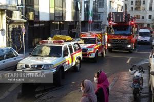 عملیات خنثی کردن نشت گاز توسط آتش نشانی تهران