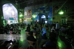 مراسم احیای شب نوزدهم ماه مبارک رمضان در مسجد شهدا-تهران