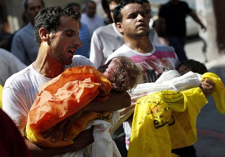 آمار جدید جنایات رژیم صهیونیستی علیه فلسطین: 218 شهید و 5600 زخمی