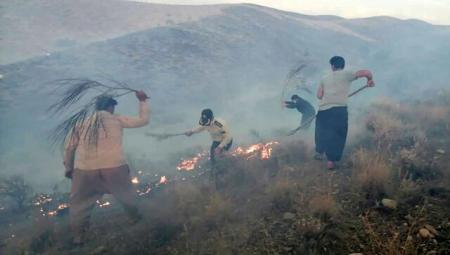آتش سوزی ارتفاعات هایقر ۳ کشته و ۲ مصدوم به همراه داشت