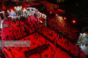 مراسم عزاداری شب عاشورا در امامزاده صالح تهران