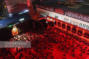 مراسم عزاداری شب عاشورا در امامزاده صالح تهران