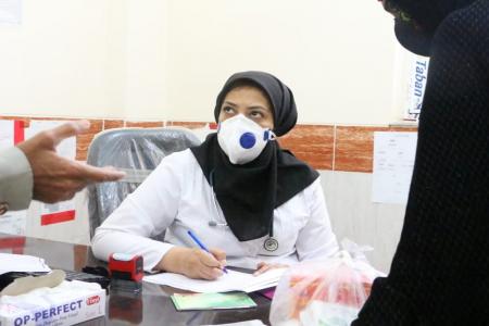 امدادرسانی ۳۰ جهادگر سلامت  در واکسیناسیون مردم قزوین