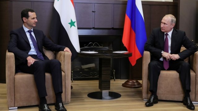 پوتین با بشار اسد دیدار کرد