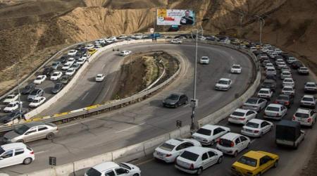 تردد در محور کرج ـ چالوس و آزادراه تهران ـ شمال ممنوع شد