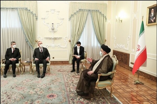 وزیر خارجه ترکیه با رئیس جمهور دیدار کرد