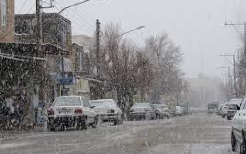 بارش برف و باران در تهران