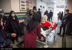 مصدومان حادثه تصادف دانش‌آموزان در کرمانشاه
