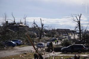 تصاویر آخرالزمانی از طوفان کنتاکی