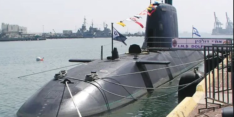 زیردریایی رژیم صهیونیستی آتش گرفت