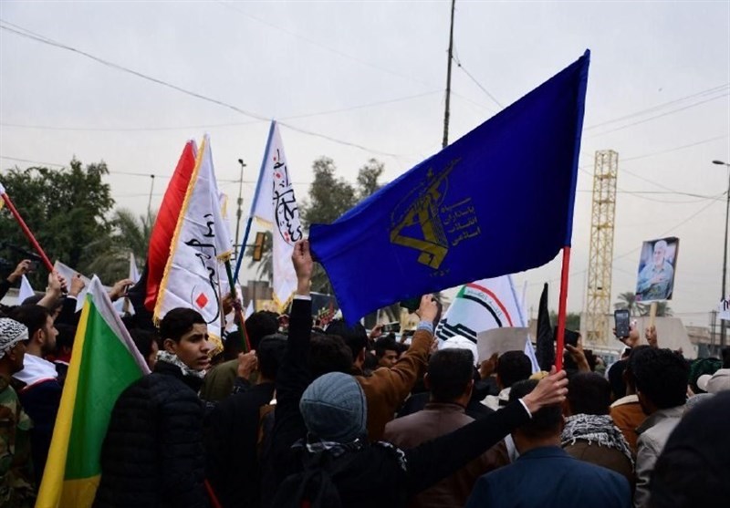 تظاهرات ضد آمریکایی در بغداد