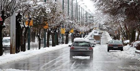 بارش برف و باران در ۸ استان