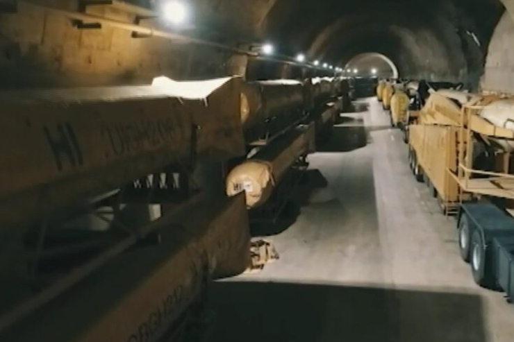 اولین فیلم از پایگاه‌های جدید موشکی و پهپادی نیروی هوافضا سپاه