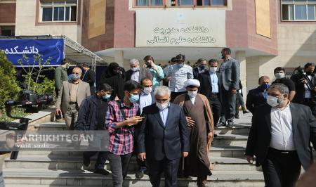 بازدید دکتر طهرانچی وآقا میری از واحدهای تهران به مناسبت بازگشایی دانشگاه ها