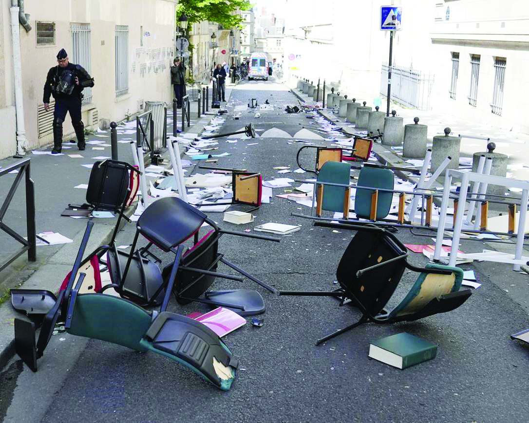 ناآرامی طبقاتی_انتخاباتی در پاریس