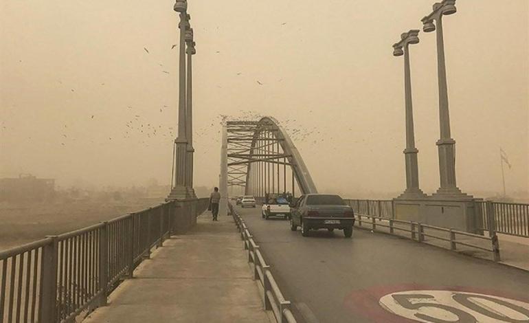 گردوخاک «خوزستان، بوشهر و ایلام» را در برمی‌گیرد